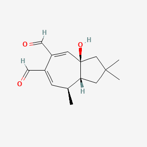 molecular formula C15H20O3 B15347963 9-Hydroxyvelleral CAS No. 96910-73-5