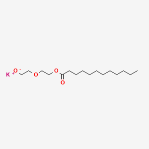 molecular formula C16H31KO4 B15348133 Diethylene glycol monolaurate potassium salt CAS No. 65859-46-3