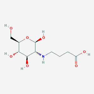 molecular formula C10H19NO7 B153482 2-N-(Carboxypropylamino)-2-deoxyglucopyranose CAS No. 134954-46-4