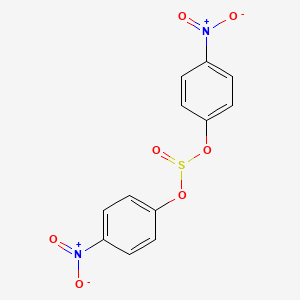 molecular formula C12H8N2O7S B15348349 Bis(p-nitrophenyl) sulphite CAS No. 25887-81-4