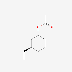 molecular formula C10H16O2 B15348397 trans-3-Vinylcyclohexyl acetate CAS No. 94386-64-8