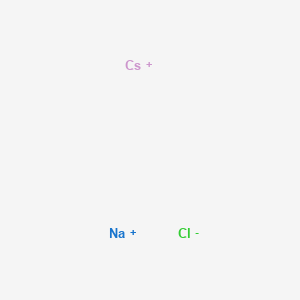 molecular formula ClCsNa+ B15348429 Cesium;sodium;chloride 