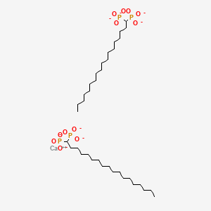 molecular formula C36H72CaO12P4-6 B15348497 Calcium dioctadecyl diphosphonate CAS No. 84030-24-0