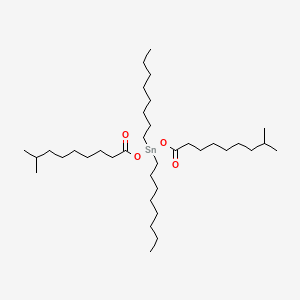 molecular formula C36H72O4Sn B15348554 Bis(isodecanoyloxy)dioctylstannane CAS No. 93965-26-5