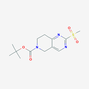 B153486 tert-Butyl 7,8-dihydro-2-(methylsulfonyl)pyrido[4,3-d]pyrimidine-6(5H)-carboxylate CAS No. 259809-79-5