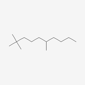 molecular formula C13H28 B15348671 2,2,6-Trimethyldecane CAS No. 62237-97-2