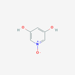 molecular formula C5H5NO3 B15348684 3,5-Pyridinediol, 1-oxide CAS No. 62566-60-3