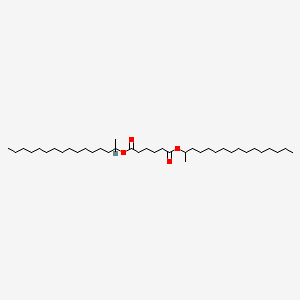 molecular formula C38H74O4 B15349081 Bis(1-methylpentadecyl) adipate CAS No. 58262-41-2