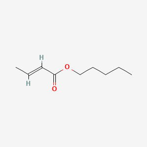 molecular formula C9H16O2 B15349167 2-Butenoic acid, pentylester CAS No. 25415-76-3