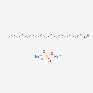 molecular formula C16H34Na2O5S B15349269 Disodium;hexadecan-1-ol;sulfate 