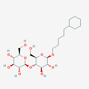 molecular formula C23H42O11 B15349504 5-Cyclohexylpentyl beta-D-maltoside 