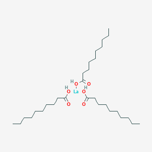molecular formula C30H60LaO6 B15349845 Lanthanum decanoate 