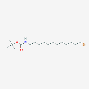 molecular formula C17H34BrNO2 B015350 12-(t-Boc-amino)-1-dodecyl Bromide CAS No. 887353-35-7