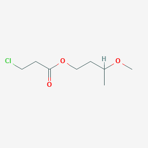 molecular formula C8H15ClO3 B15350268 3-Methoxybutyl 3-chloropropanoate CAS No. 5468-94-0