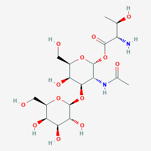 molecular formula C18H32N2O13 B15350290 t Epitope,threonyl 