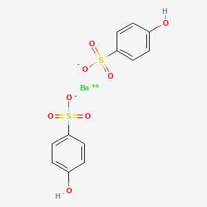 molecular formula C12H10BaO8S2 B15350539 Barium phenolsulfonate 