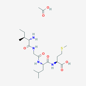 molecular formula C21H40N4O7S B15350580 Amyloid(32-35)ile-gly-leu-met 