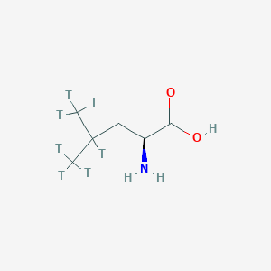 molecular formula C6H13NO2 B15350733 Leucine,l,[4,5-3H(N)] 
