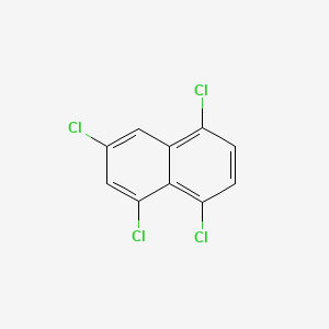 molecular formula C10H4Cl4 B15350797 1,3,5,8-Tetrachloronaphthalene CAS No. 31604-28-1