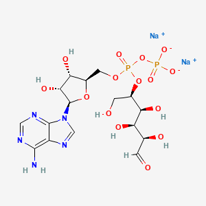 molecular formula C16H23N5Na2O15P2 B15351022 ADP-D-glucose disodium salt 