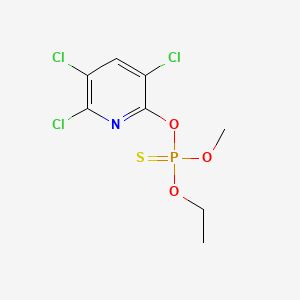 molecular formula C8H9Cl3NO3PS B15351317 O-Desethyl-O-methyl Chlorpyrifos 