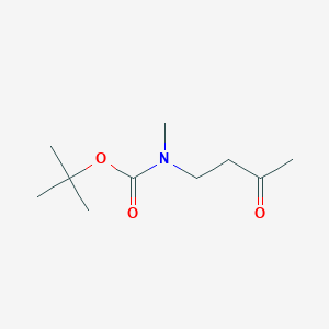molecular formula C10H19NO3 B153514 叔丁基甲基(3-氧代丁基)氨基甲酸酯 CAS No. 1447607-14-8