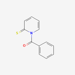 molecular formula C12H9NOS B15351472 Phenyl-(2-sulfanylidenepyridin-1-yl)methanone 