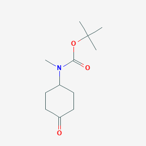 molecular formula C12H21NO3 B153516 Tert-butyl methyl(4-oxocyclohexyl)carbamate CAS No. 400899-84-5