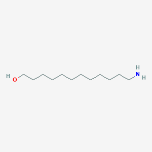 molecular formula C12H27NO B015352 12-Amino-1-dodecanol CAS No. 67107-87-3