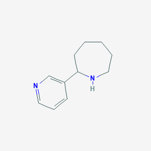 molecular formula C11H16N2 B153521 2-Pyridin-3-yl-azepane CAS No. 130342-99-3