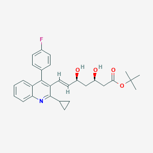molecular formula C29H32FNO4 B153524 tert-Butyl pitavastatin CAS No. 586966-54-3