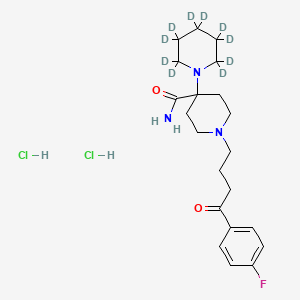 molecular formula C21H32Cl2FN3O2 B15352497 Pipamperone-d10 Dihydrochloride 