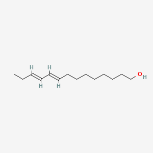 molecular formula C14H26O B15352700 (9E,11E)-9,11-Tetradecadien-1-ol 