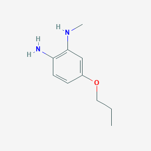 molecular formula C10H16N2O B15353016 N2-methyl-4-propoxy-1,2-Benzenediamine CAS No. 859877-41-1