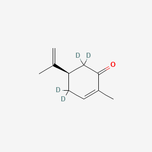 molecular formula C10H14O B15353037 (R)-(-)-Carvone-4,4,6,6-D4 