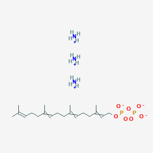 molecular formula C20H45N3O7P2 B15353371 Geranylgeranyl diphosphate, trisammonium salt 