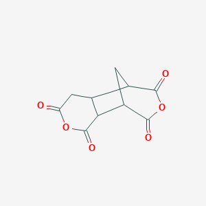 molecular formula C10H8O6 B153537 Tetrahydro-1H-5,9-methanopyrano[3,4-d]oxepine-1,3,6,8(4H)-tetraone CAS No. 6053-46-9