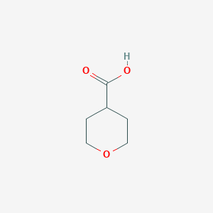 B153539 Tetrahydropyran-4-carboxylic acid CAS No. 5337-03-1