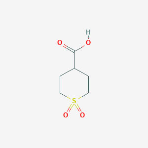 molecular formula C6H10O4S B153541 Tetrahydro-2H-thiopyran-4-carboxylic acid 1,1-dioxide CAS No. 64096-87-3