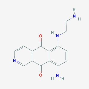 molecular formula C15H14N4O2 B15354203 9-Desaminoethyl Pixantrone 