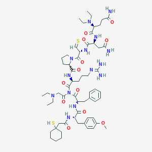 molecular formula C60H90N14O12S2 B153544 Dmmtgd-argipressin CAS No. 125443-55-2