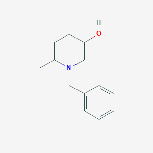 molecular formula C13H19NO B15354434 1-Benzyl-6-methylpiperidin-3-ol 