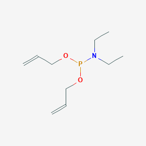 molecular formula C10H20NO2P B15354608 Diallyl diethylphosphoramidite CAS No. 5954-30-3