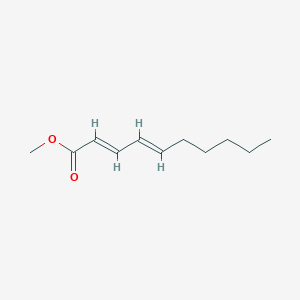 molecular formula C11H18O2 B153547 2,4-Decadienoic acid, methyl ester, (2E,4E)- CAS No. 7328-33-8