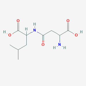 molecular formula C10H18N2O5 B15354756 L-beta-aspartyl-L-leucine 
