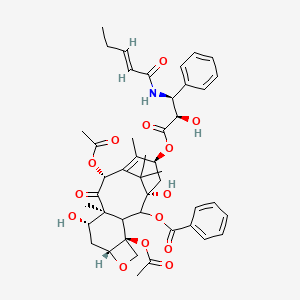 molecular formula C45H53NO14 B15354904 Desmethyl Ethyldihydrocephalomannine 