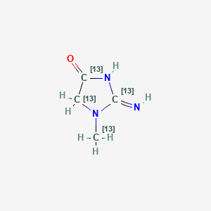 molecular formula C4H7N3O B15355190 Creatinine-13C4 