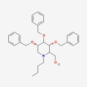molecular formula C31H39NO4 B15355649 Tribenzyl Miglustat 