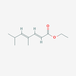 molecular formula C11H18O2 B153558 (2E,4E)-ethyl 4,6-dimethylhepta-2,4-dienoate CAS No. 67513-37-5