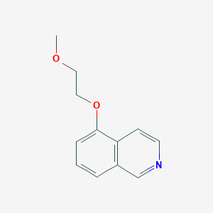 molecular formula C12H13NO2 B15355888 5-(2-Methoxyethoxy)isoquinoline 